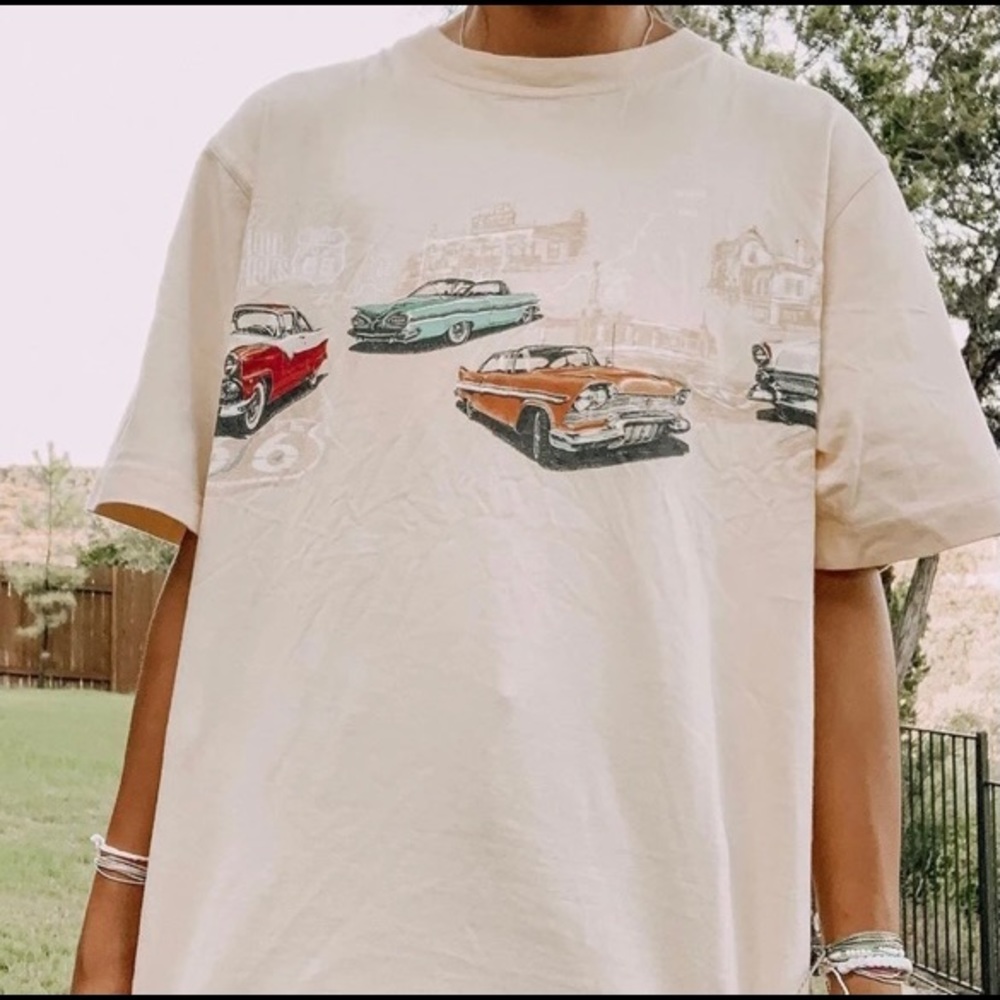 oversized retro harley davidson t shirt